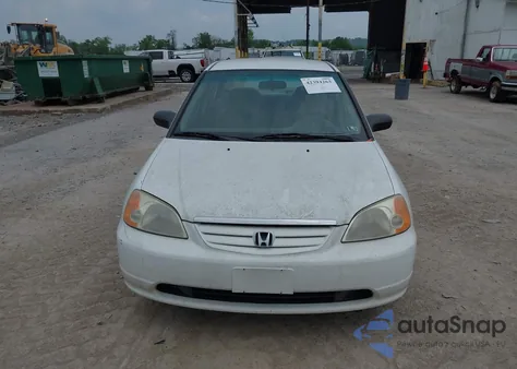 2002 Honda Civic Dx z USA, uszkodzony, nr VIN 2HGES15182H578435